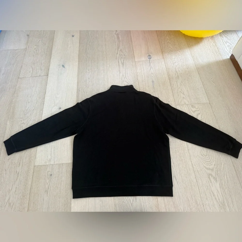 Black Men's Lacoste Quarter Zip